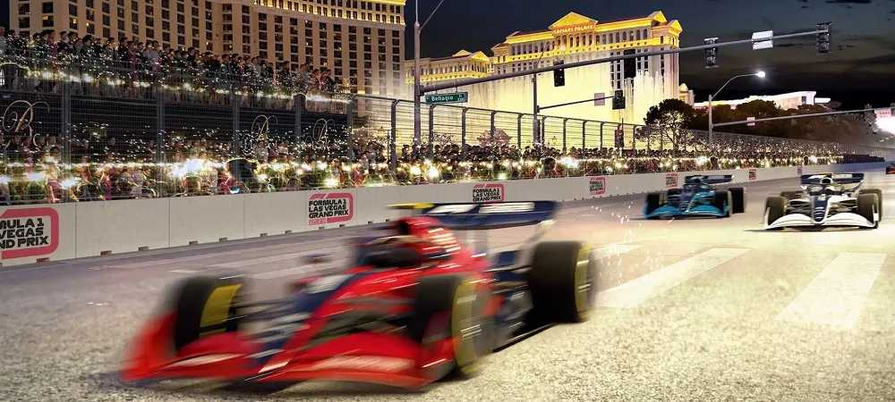 Course de Formule 1 à Las Vegas 