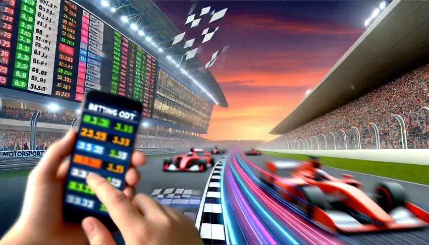 Beginner betting on motorsport