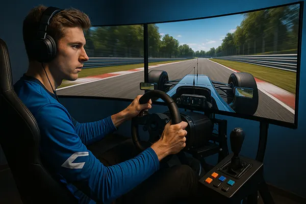 Virtuelt racersetup